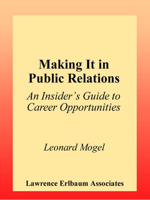 cover image of Making It in Public Relations